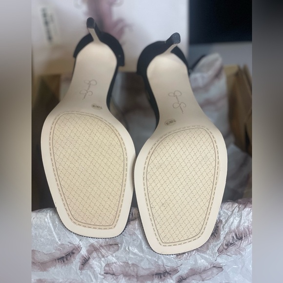 Jessica Simpson Ostey Women’s Black Supreme Microsuede Stiletto Heels size 7.5 - Picture 9 of 12